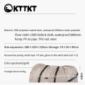 Xarici Düşərgə Hexagonal Dome Geniş Pergola